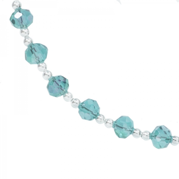 Pulsera con cristales checos facetados