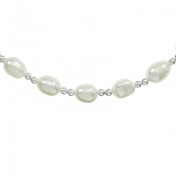 Tobillera de perlas y bolitas 2