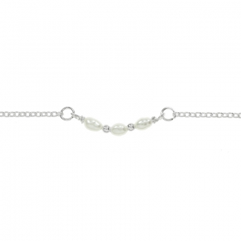 Pulsera triple perla 2