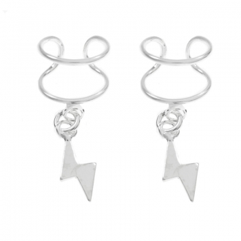Pendientes ear cuff rayo
