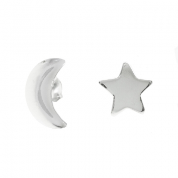 Pendientes luna & estrella