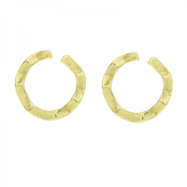 Ear cuff dorado ondas