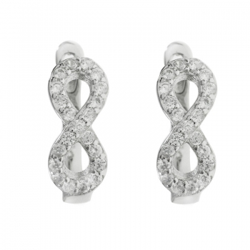 Pendientes infinito brillo