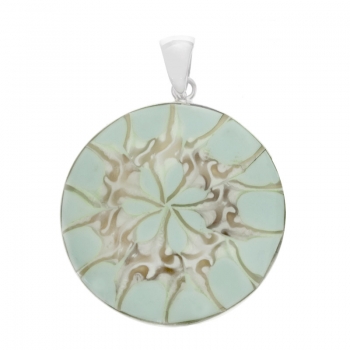 Colgante de concha Tie & Dye