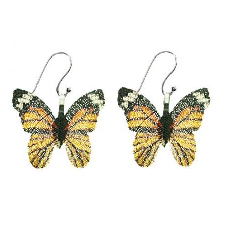 Pendientes mariposa Plata de Ley