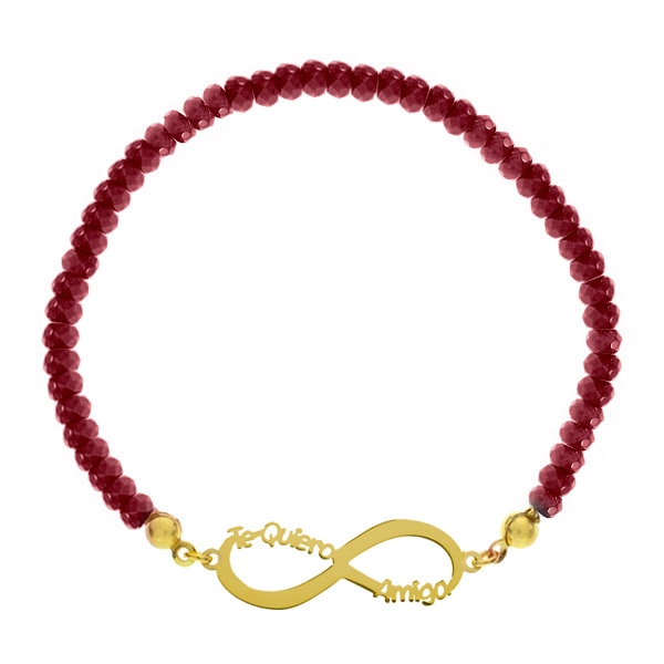 Pulsera dorada Te Quiero Amiga