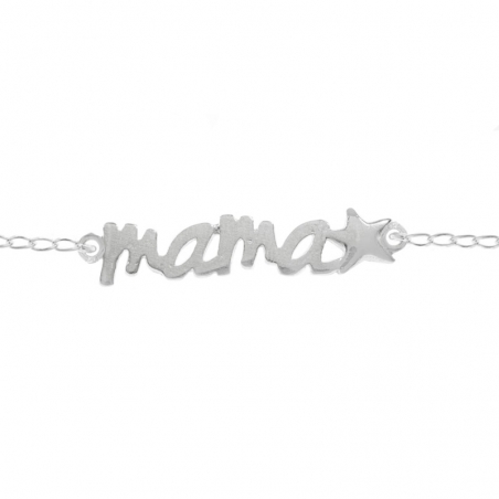 Pulsera o collar Mamá con estrella
