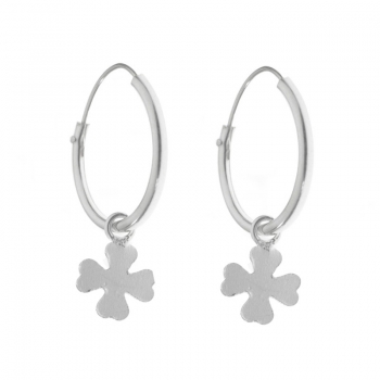 Aros con trébol de la Suerte