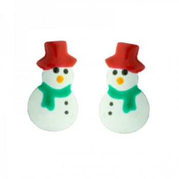 Pendientes Sr Snow HO HO HO 2