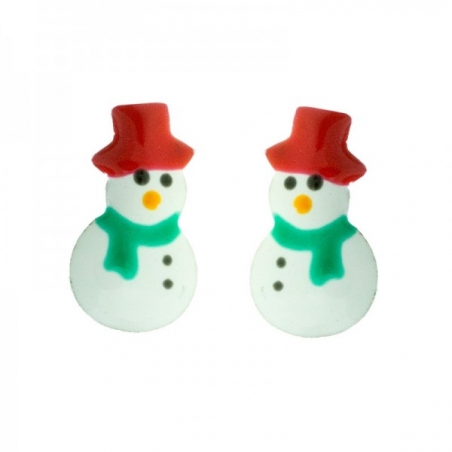 Pendientes Sr Snow HO HO HO