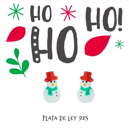 Pendientes Sr Snow HO HO HO