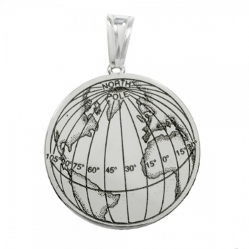 Colgante Mundo con meridianos