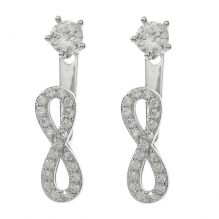 Pendientes ear jacket infinito