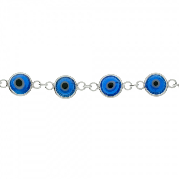 Pulsera ojo turco azul