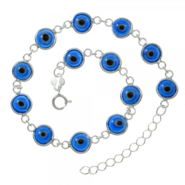 Pulsera ojo turco azul