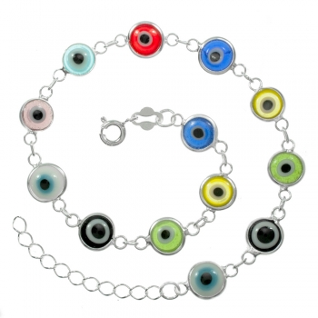 Pulsera ojo turco multicolor