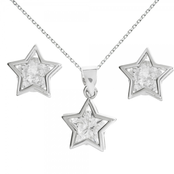 Conjunto estrella con circonita