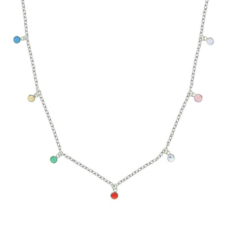 Collar puntos de luz multicolor