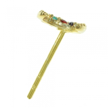 Pendientes luna dorada 2