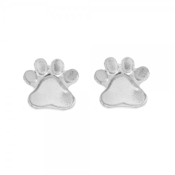 Pendientes huella Plata de Ley