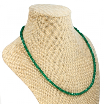 Collar Esmeralda facetada 2