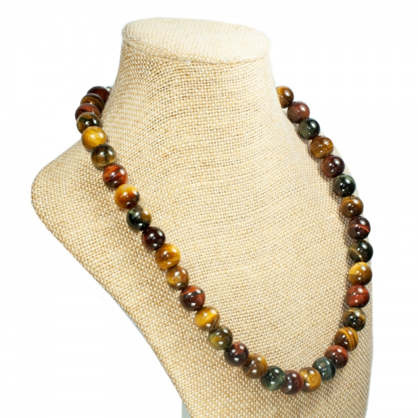 Collar Ojo de Tigre Gato y Halcón