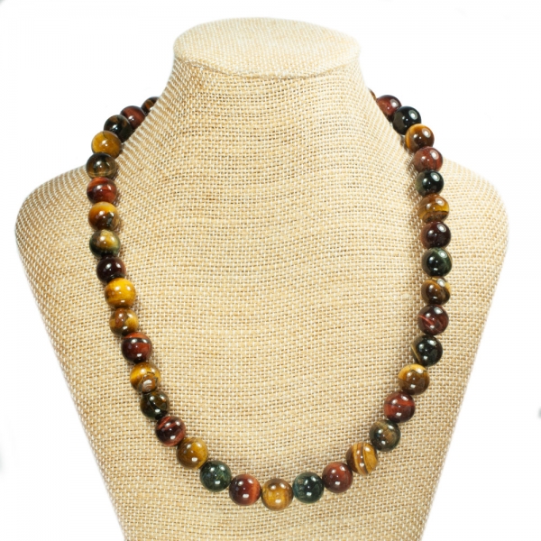 Collar Ojo de Tigre Gato y Halcón