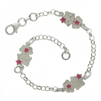 Pulsera gatitas para niña de Comunión