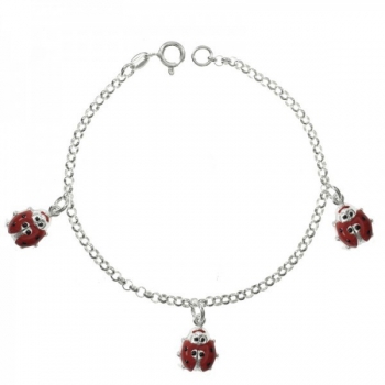 Pulsera mariquitas para niña de Comunión