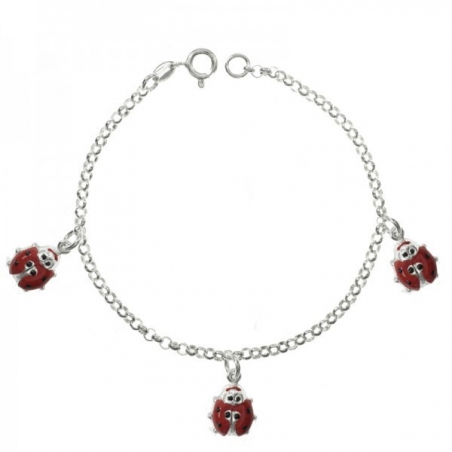 Pulsera mariquitas para niña de Comunión