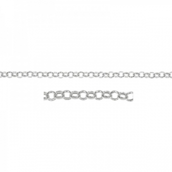 Cadena roló 60 cm Plata de Ley