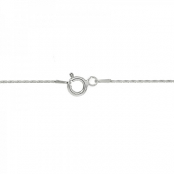 Cadena plata espiga diamantada 2