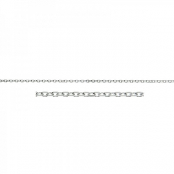 Cadena plata diamantada