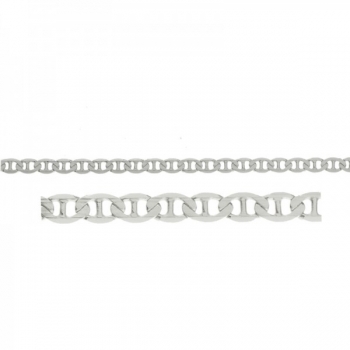 Cadena calabrote Plata de Ley