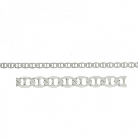 Cadena calabrote Plata de Ley