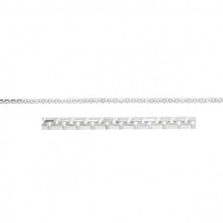 Cadena cubo Plata de Ley