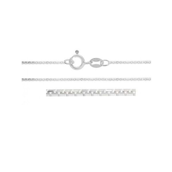 Cadena cubo Plata de Ley