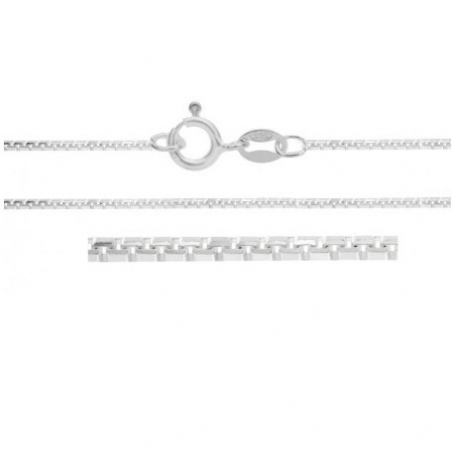 Cadena cubo Plata de Ley