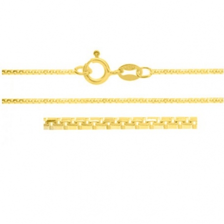 Cadena cubo Plata de Ley