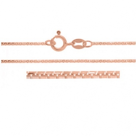 Cadena cubo Plata de Ley