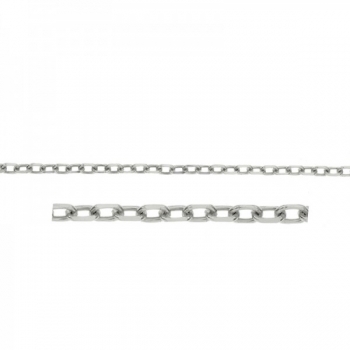 Cadena rodiada diamantada