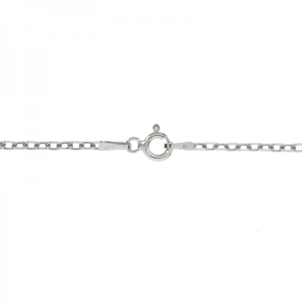 Cadena rodiada diamantada