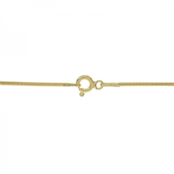 Cadena cola de ratón dorada