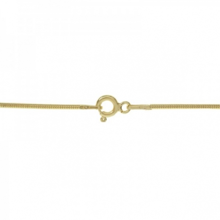 Cadena cola de ratón dorada