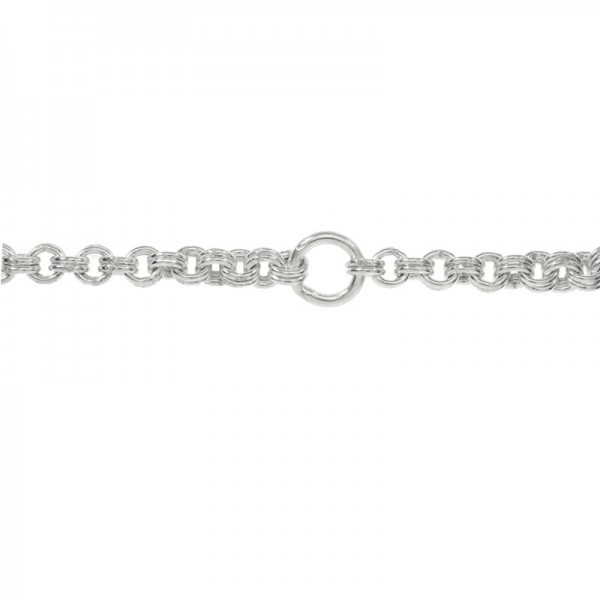 Cadena gruesa doble anilla