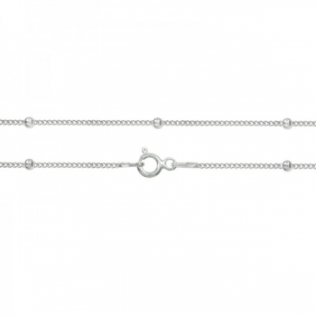 Cadena con bolitas intercaladas