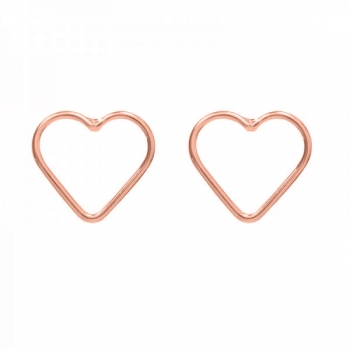 Pendientes corazón minimalista