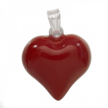 Colgante corazón rojo