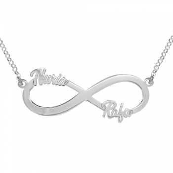 Collar infinito con nombres