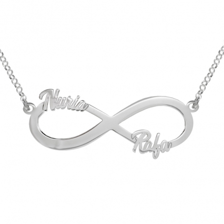 Collar infinito con nombres